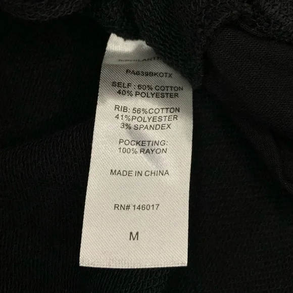 n:philanthropy Au Revoir Black Night Joggers, M